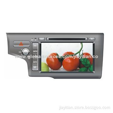 8-inch Car Multimedia Player/Navigation System for Honda Fit 2014, Supports BT/GPS/iPod/USB/SD